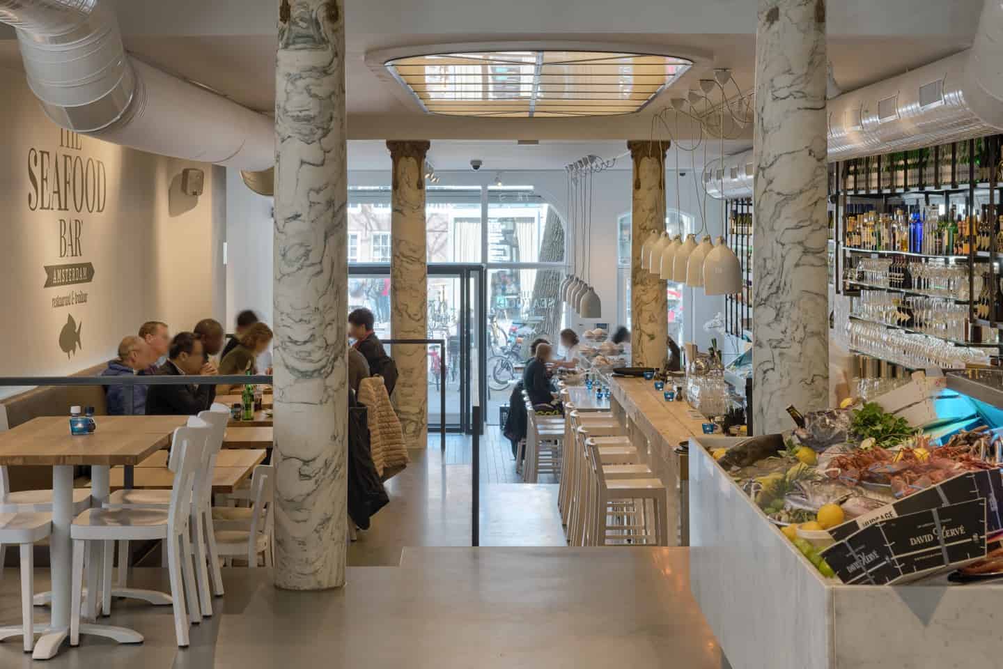 estida seafoodbar amsterdam overview achter