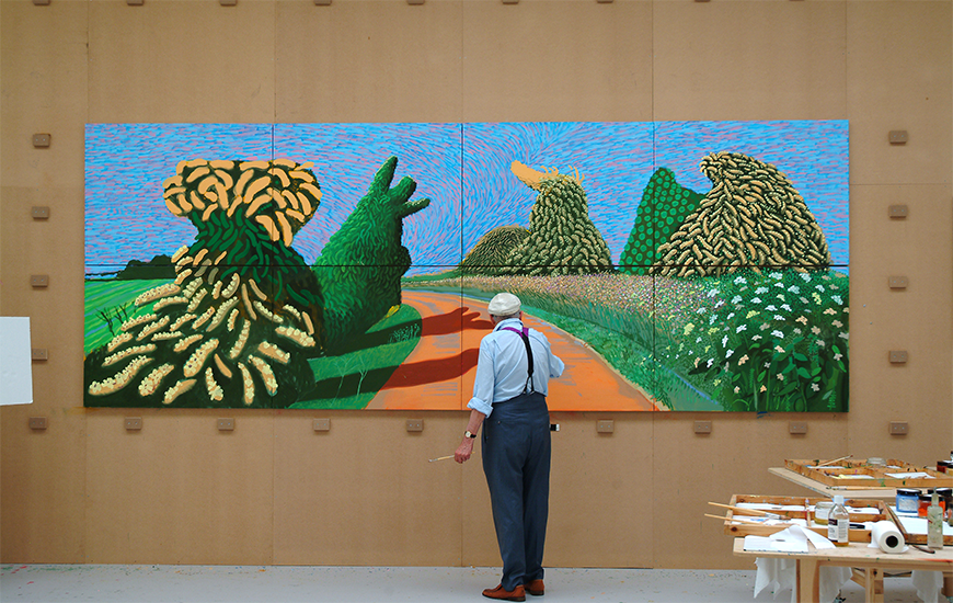 DavidHockey VanGoghMuseum1