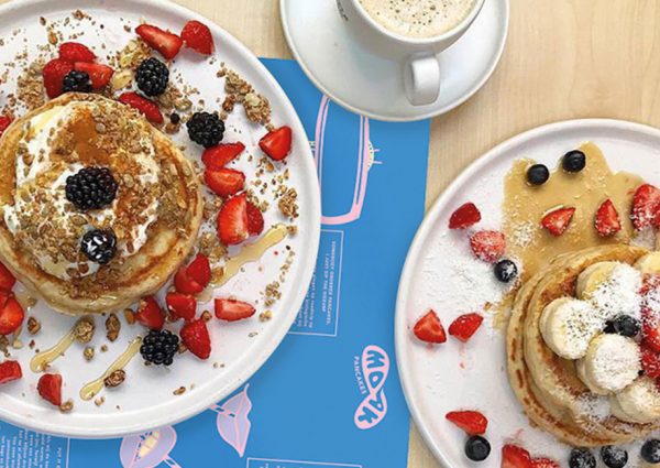 American Pancakes met bladgoud eet je bij Moak