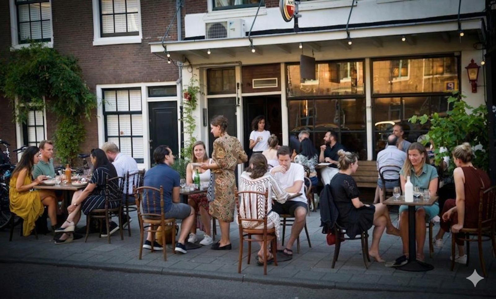 Kamer is een intiem shared dining eetcafe met natuurwijnen