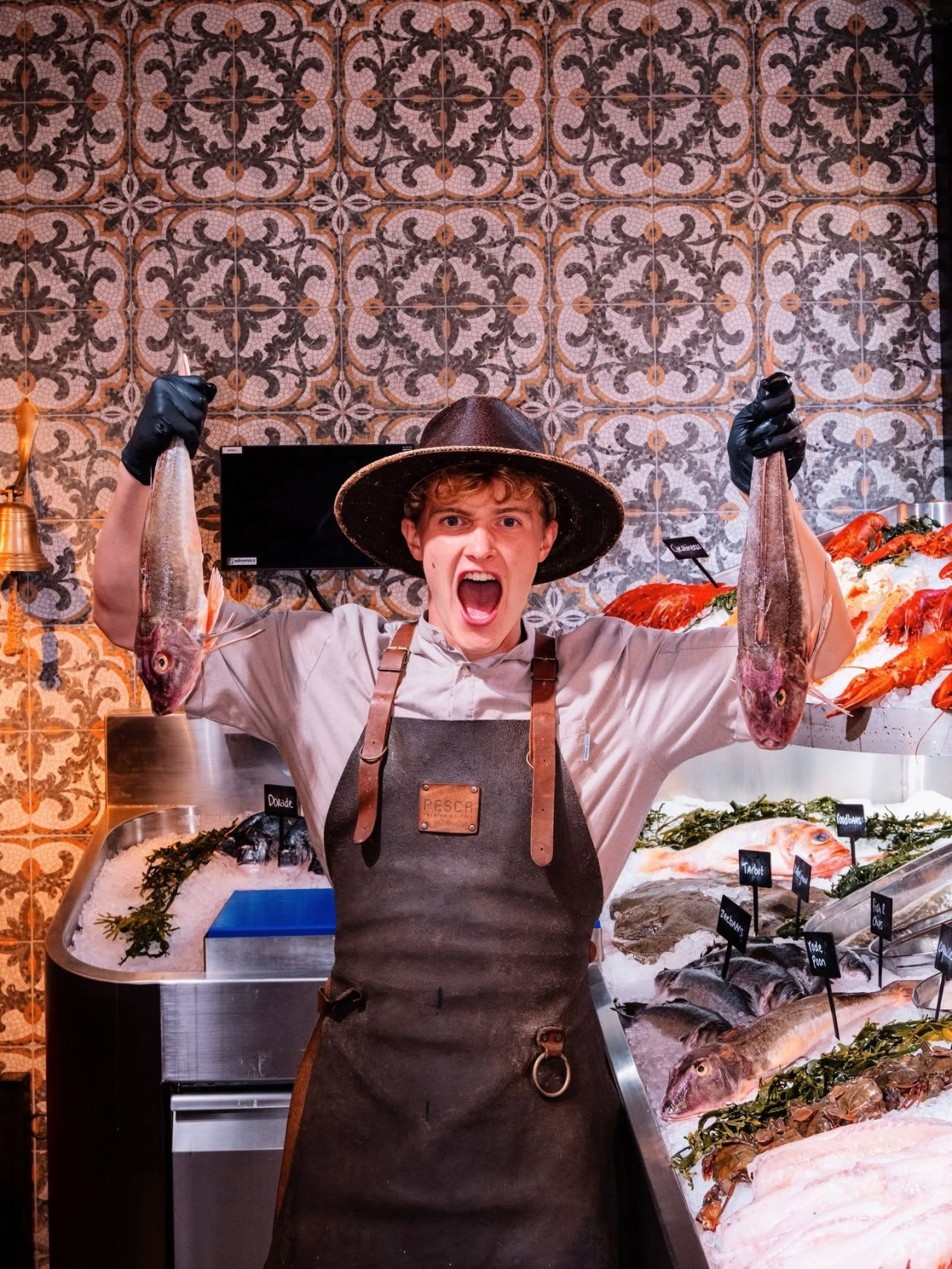 Shrimp Show at Pesca: One Long Table, Endless Shrimp
