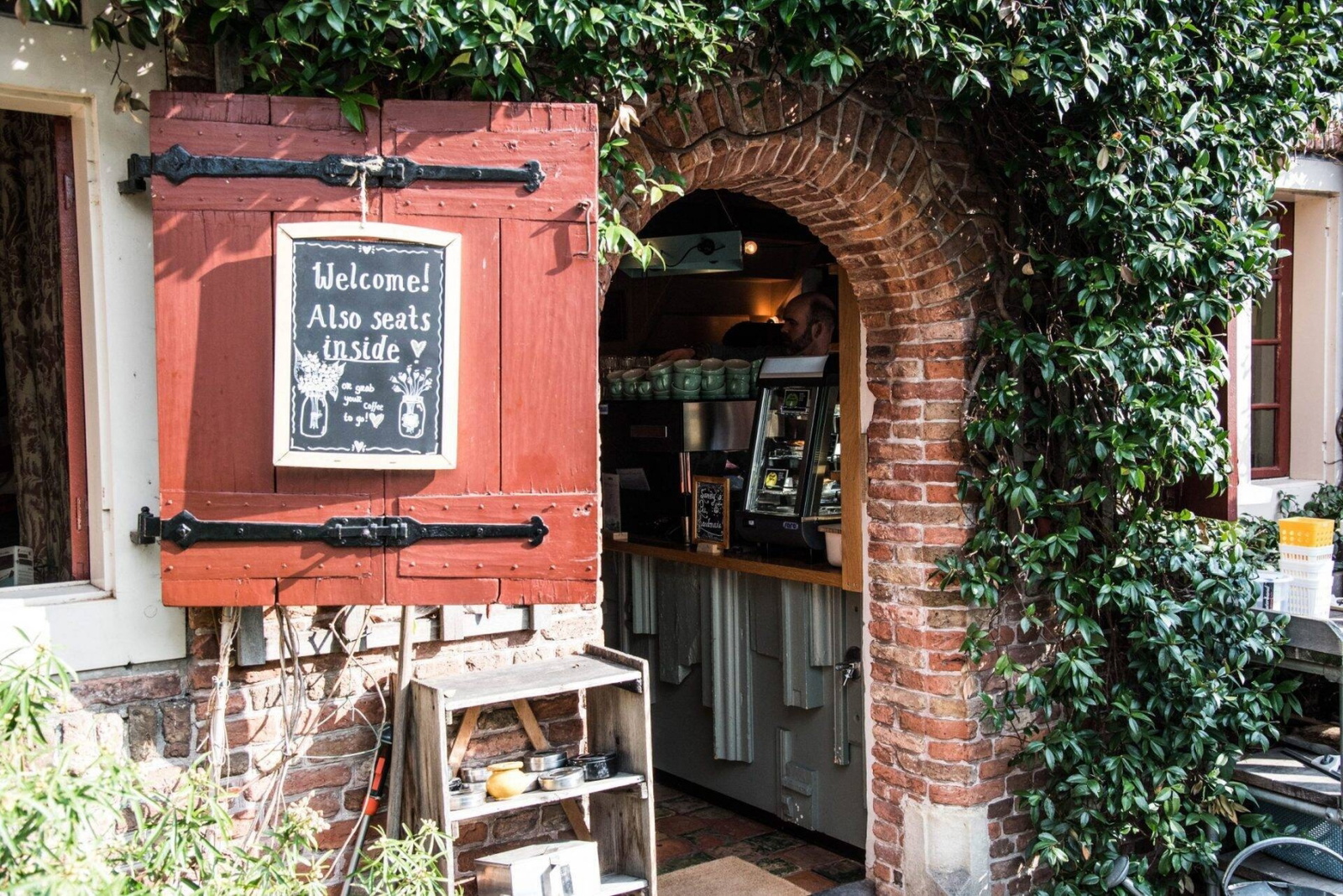 The Coffee Kitchen: drinking coffee in a 1517 church