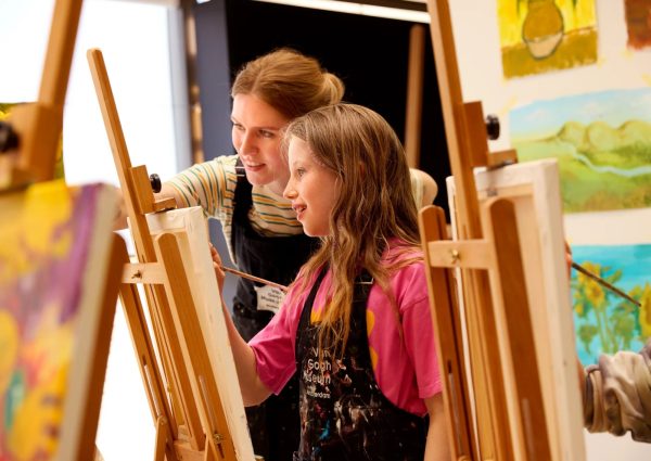 Tekenen in het Open Atelier van het Van Gogh Museum
