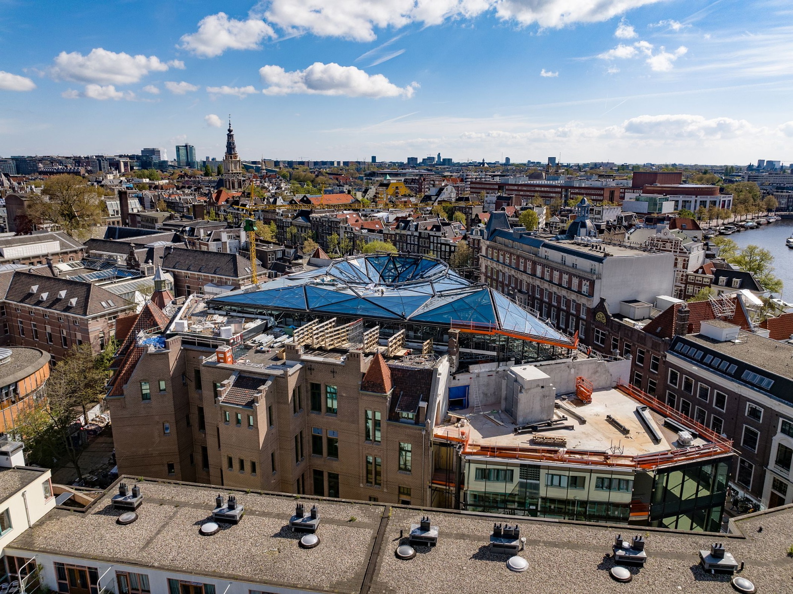 UvA Library Amsterdam: studying with a view of the city